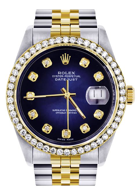 what kind of diamonds are in rolex|rolex with diamonds men's.